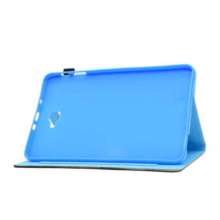 For Galaxy Tab A 10.1 (2016) T580 Painted Horizontal Flat Leather Case with Sleep Function & Card Slot & Buckle Anti-skid Strip & Bracket & Wallet(Balloon)-garmade.com