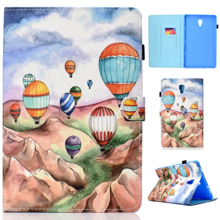 For Galaxy Tab A 10.5 T590 Painted Horizontal Flat Leather Case with Sleep Function & Card Slot & Buckle Anti-skid Strip & Bracket & Wallet(Balloon)-garmade.com