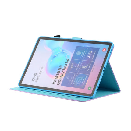 For Galaxy Tab S6 T860 Painted Horizontal Flat Leather Case with Sleep Function & Card Slot & Buckle Anti-skid Strip & Bracket & Wallet(Balloon)-garmade.com