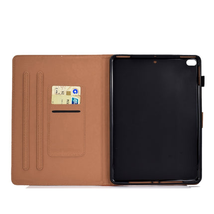 For iPad Air / iPad Air 2 / iPad 9.7 (2018 & 2017) Solid Color Tablet PC Universal Magnetic Horizontal Flip Leather Case with Card Slots & Holder(Brown)-garmade.com