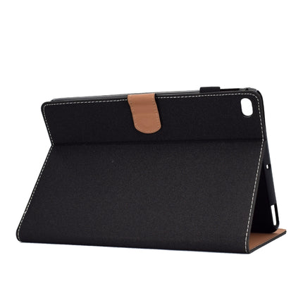 For iPad Air / iPad Air 2 / iPad 9.7 (2018 & 2017) Solid Color Tablet PC Universal Magnetic Horizontal Flip Leather Case with Card Slots & Holder(Black)-garmade.com