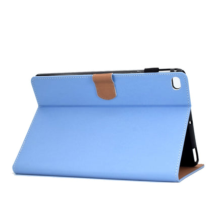 For iPad Air / iPad Air 2 / iPad 9.7 (2018 & 2017) Solid Color Tablet PC Universal Magnetic Horizontal Flip Leather Case with Card Slots & Holder(Blue)-garmade.com