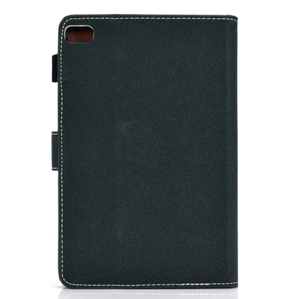 For iPad Mini 4 / Mini 3 / Mini 2 / Mini Solid Color Tablet PC Universal Magnetic Horizontal Flip Leather Case with Card Slots & Holder(Green)-garmade.com