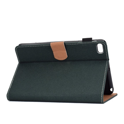 For iPad Mini 4 / Mini 3 / Mini 2 / Mini Solid Color Tablet PC Universal Magnetic Horizontal Flip Leather Case with Card Slots & Holder(Green)-garmade.com