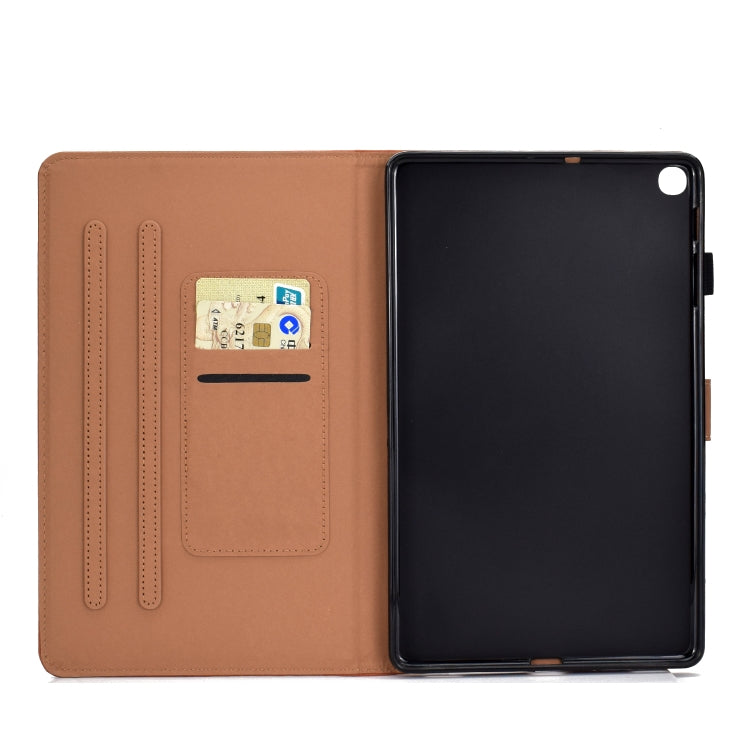 For Galaxy Tab S5e T720 Solid Color Tablet PC Universal Magnetic Horizontal Flip Leather Case with Card Slots & Holder(Black)-garmade.com