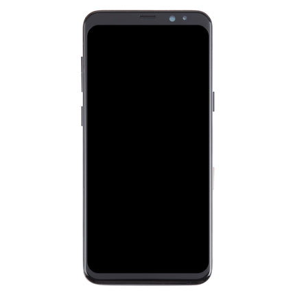 TFT LCD Screen for Samsung Galaxy S8+ SM-G955 Digitizer Full Assembly with Frame(Black)-garmade.com