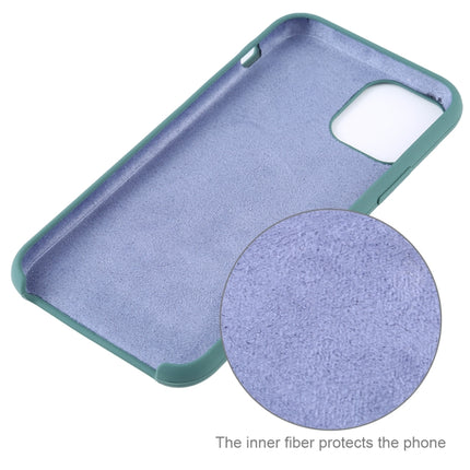 For iPhone 11 Pro Solid Color Solid Silicone Shockproof Case(Begonia)-garmade.com