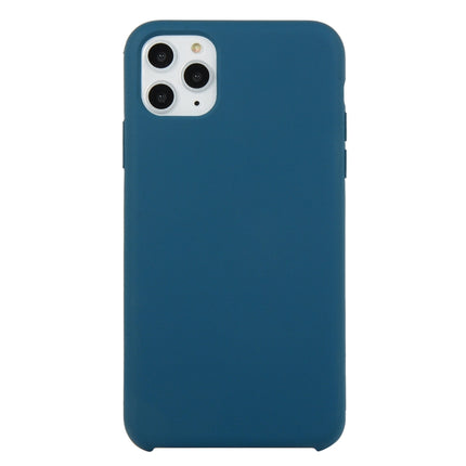 For iPhone 11 Pro Solid Color Solid Silicone Shockproof Case(Xingyu Blue)-garmade.com