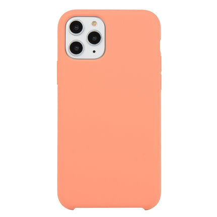 For iPhone 11 Pro Solid Color Solid Silicone Shockproof Case (New Pink)-garmade.com