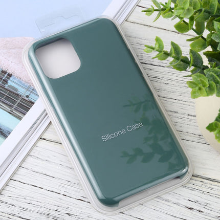 For iPhone 11 Pro Solid Color Solid Silicone Shockproof Case (Deep Sapphire)-garmade.com