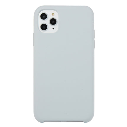 For iPhone 11 Pro Solid Color Solid Silicone Shockproof Case (Sky Grey)-garmade.com