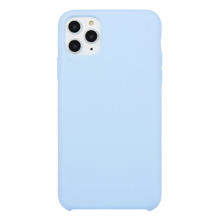 For iPhone 11 Pro Solid Color Solid Silicone Shockproof Case(Lilac Purple)-garmade.com