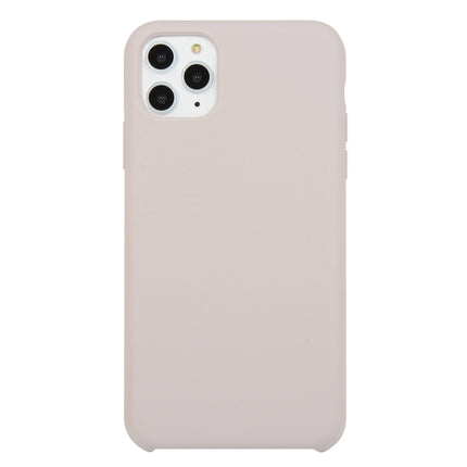 For iPhone 11 Pro Solid Color Solid Silicone Shockproof Case(Lavender Purple)-garmade.com