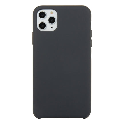 For iPhone 11 Pro Solid Color Solid Silicone Shockproof Case(Ash)-garmade.com
