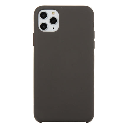 For iPhone 11 Pro Solid Color Solid Silicone Shockproof Case(Cocoa)-garmade.com
