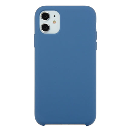 For iPhone 11 Solid Color Solid Silicone Shockproof Case (Ice Blue)-garmade.com