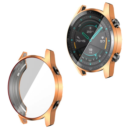 For Huawei Watch GT2 46mm TPU All Inclusive Watch Case(Rose Gold)-garmade.com
