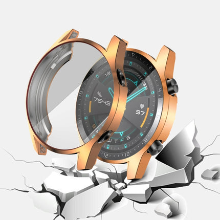 For Huawei Watch GT2 46mm TPU All Inclusive Watch Case(Rose Gold)-garmade.com