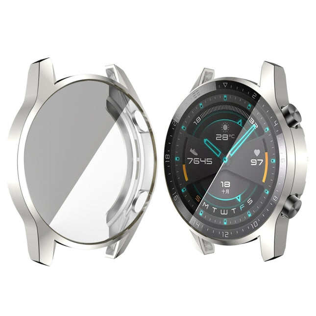 For Huawei Watch GT2 46mm TPU All Inclusive Watch Case(Silver)-garmade.com