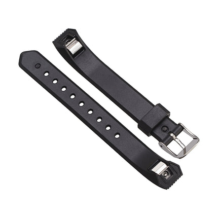 For Fitbit Alta Silicone Replacement Wrist Strap Watchband with Buckle(White)-garmade.com