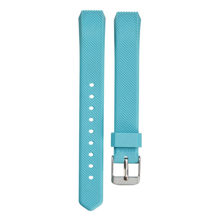 For Fitbit Alta Silicone Replacement Wrist Strap Watchband with Buckle(Sky Blue)-garmade.com