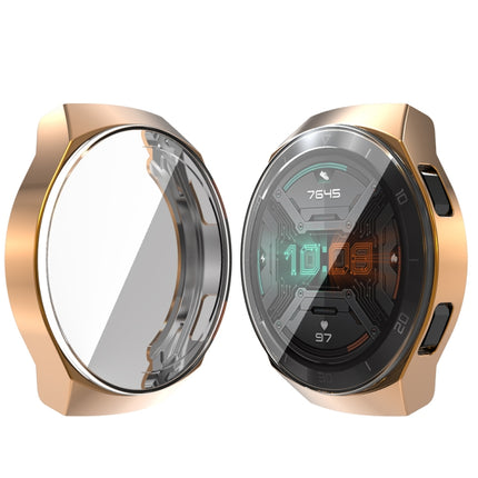 For Huawei GT2e TPU Electroplated All Inclusive Watch Case(Rose Gold)-garmade.com