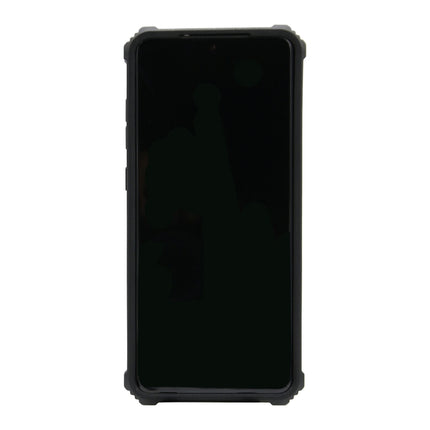 For Galaxy S20 Plus Shockproof TPU + PC Magnetic Protective Case with Holder(Black)-garmade.com