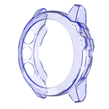 For Garmin Fenix 5X TPU Translucent Watch Case(Blue)-garmade.com