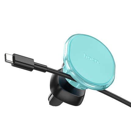 hoco H1 Car Air Outlet Magnetic Phone Holder(Blue)-garmade.com