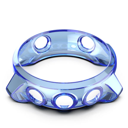For Garmin Forerunner 245 TPU Translucent Watch Case(Blue)-garmade.com