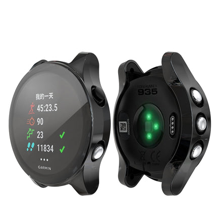 For Garmin Forerunner 935 TPU Electroplated Watch Case(Black)-garmade.com