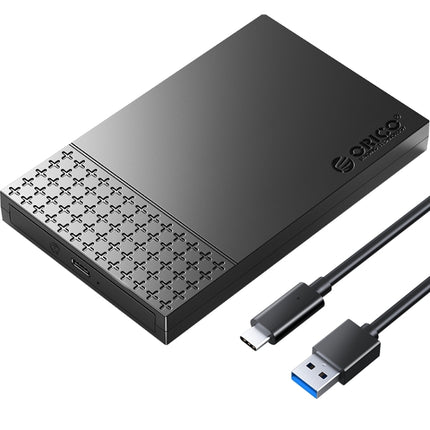 ORICO ORICO-2526C3-V1 2.5 inch USB 3.0 USB-A to Type-C Hard Drive Enclosure External Storage Case (Black)-garmade.com