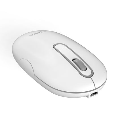 HXSJ T15 2.4GHz 4 Keys Wireless Mute Mouse(White)-garmade.com