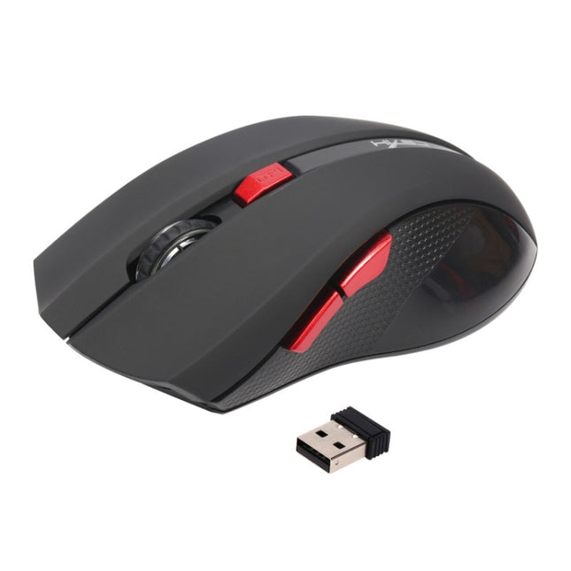 HXSJ X50 2.4G 6 Keys 1600DPI Three-speed Adjustable Wireless Mouse(Black)-garmade.com