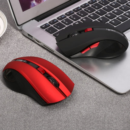 HXSJ X50 2.4G 6 Keys 1600DPI Three-speed Adjustable Wireless Mouse(Black)-garmade.com