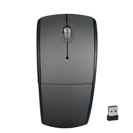 HXSJ ZD-01 1600DPI 2.4GHz Wireless Foldable Mouse(Grey)-garmade.com
