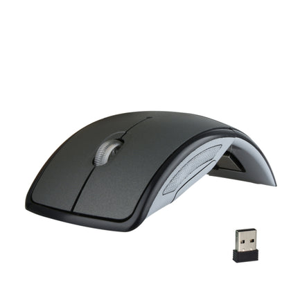 HXSJ ZD-01 1600DPI 2.4GHz Wireless Foldable Mouse(Grey)-garmade.com
