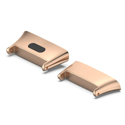 For Xiaomi Redmi Watch 3 / Mi Watch Lite 3 1 Pair Metal Watch Band Connector(Rose Gold)-garmade.com