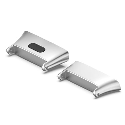 For Xiaomi Redmi Watch 3 / Mi Watch Lite 3 1 Pair Metal Watch Band Connector(Silver)-garmade.com