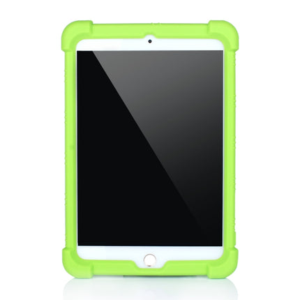 For iPad mini 5 / 4 Tablet PC Silicone Protective Case with Invisible Bracket(Green)-garmade.com