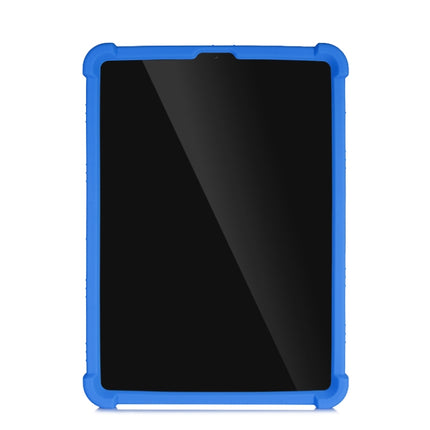 For iPad Pro 11 inch （2018） Tablet PC Silicone Protective Case with Invisible Bracket(Dark Blue)-garmade.com