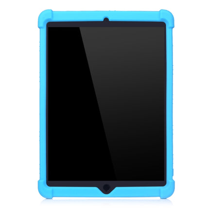 For iPad 10.2 / 10.5 Tablet PC Silicone Protective Case with Invisible Bracket(Sky Blue)-garmade.com