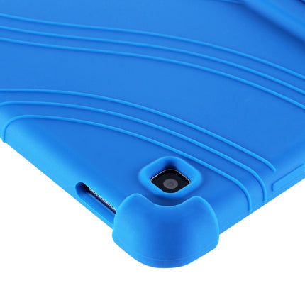 For Galaxy Tab S5e T720 Tablet PC Silicone Protective Case with Invisible Bracket(Sky Blue)-garmade.com