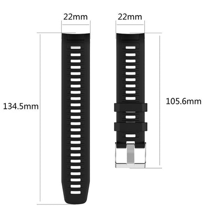 For Garmin Instinct Silicone Replacement Wrist Strap Watchband(Red)-garmade.com