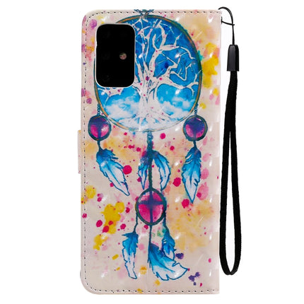 For Galaxy S20+ 3D Painting Horizontal Flip Leather Case with Holder & Card Slot & Lanyard(Girl Under The Tree)-garmade.com