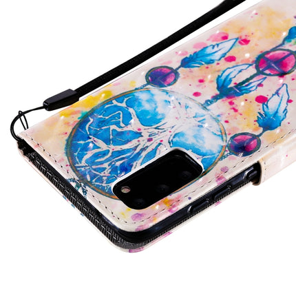 For Galaxy S20 3D Painting Horizontal Flip Leather Case with Holder & Card Slot & Lanyard(Wind Chimes)-garmade.com