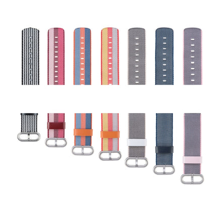 For Garmin Vivoactive 3 Nylon Replacement Wrist Strap Watchband with Buckle(Grey)-garmade.com