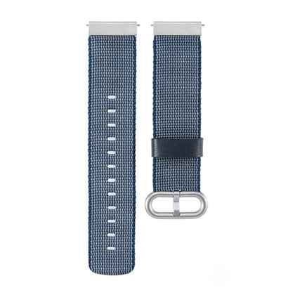 For Garmin Vivoactive 3 Nylon Replacement Wrist Strap Watchband with Buckle(Blue)-garmade.com
