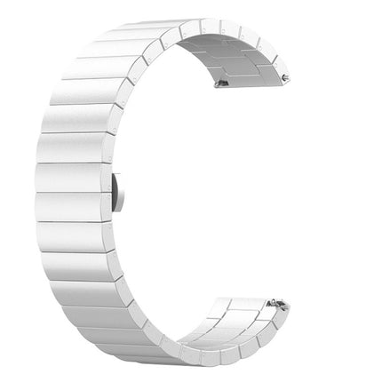 For Garmin Vivoactive 3 Metal Replacement Wrist Strap Watchband(Silver)-garmade.com