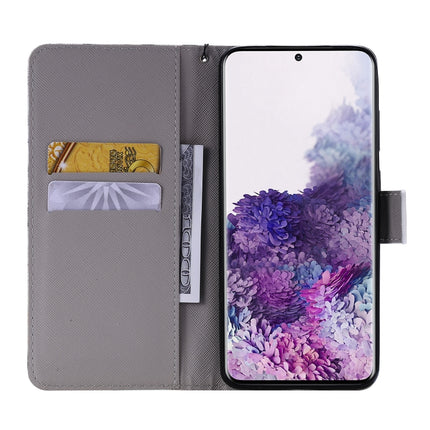 For Galaxy S20+ Painting Horizontal Flip Leather Case with Holder & Card Slot & Lanyard(Castle)-garmade.com